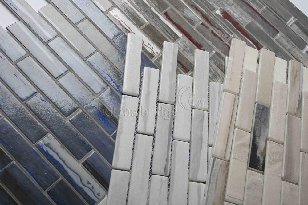 Strip Recycle Powder Glass Mosaic