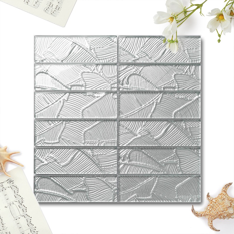 Nature Engraving stone mosaic wall tile