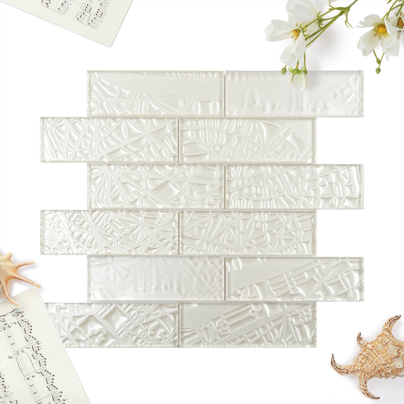 Firing glass backsplash wall decor tiles mosaic