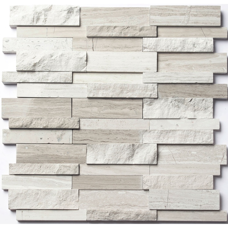 Irregular stone mosaic bathroom wall tiles