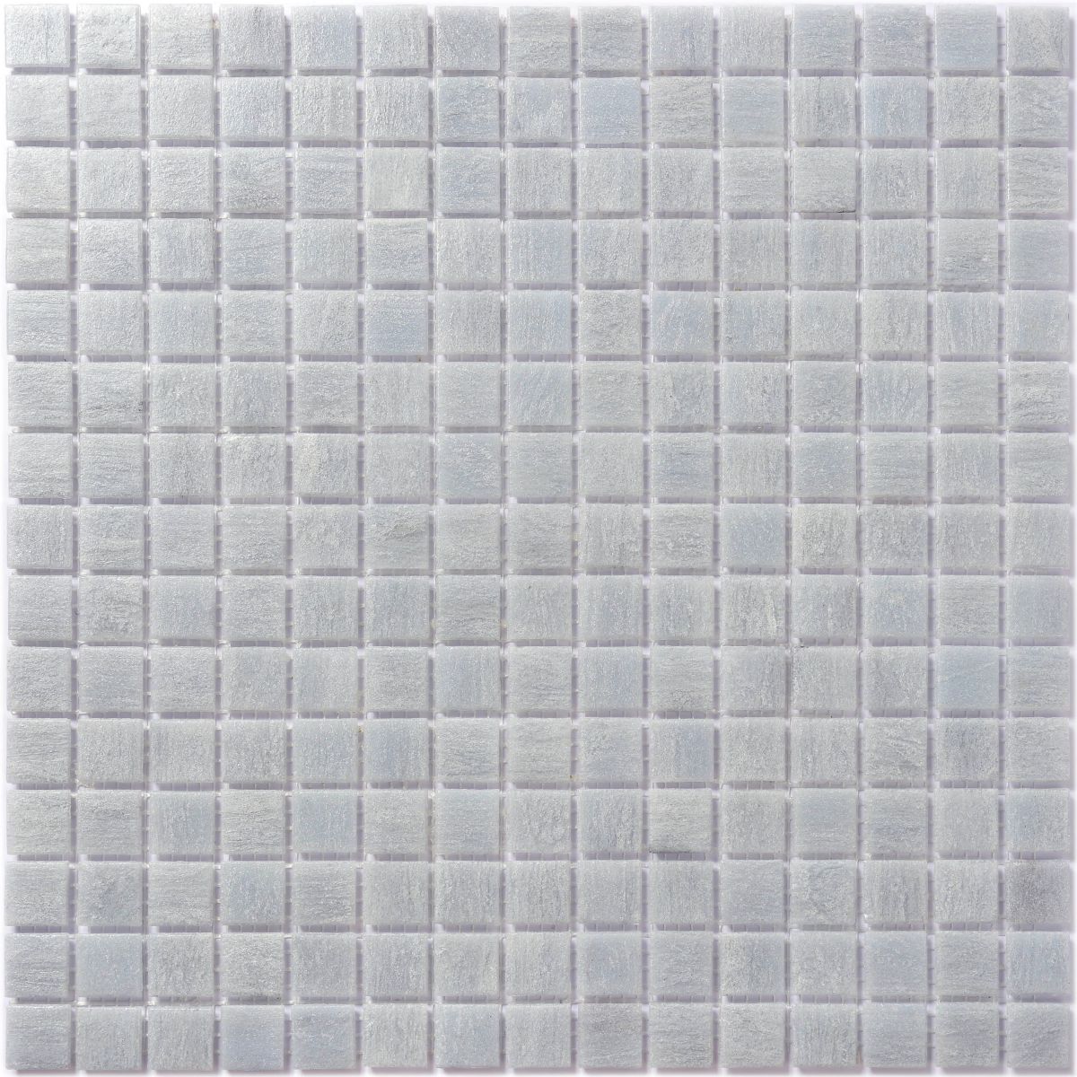 Hot-Melted Texture Fine Moss Glass Square Wrinkle Grey Mosaic Tile 