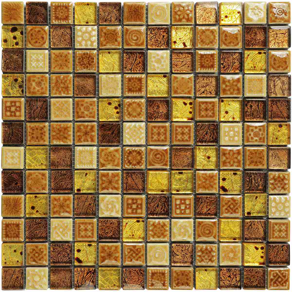 Nature Engraving stone mosaic wall tile