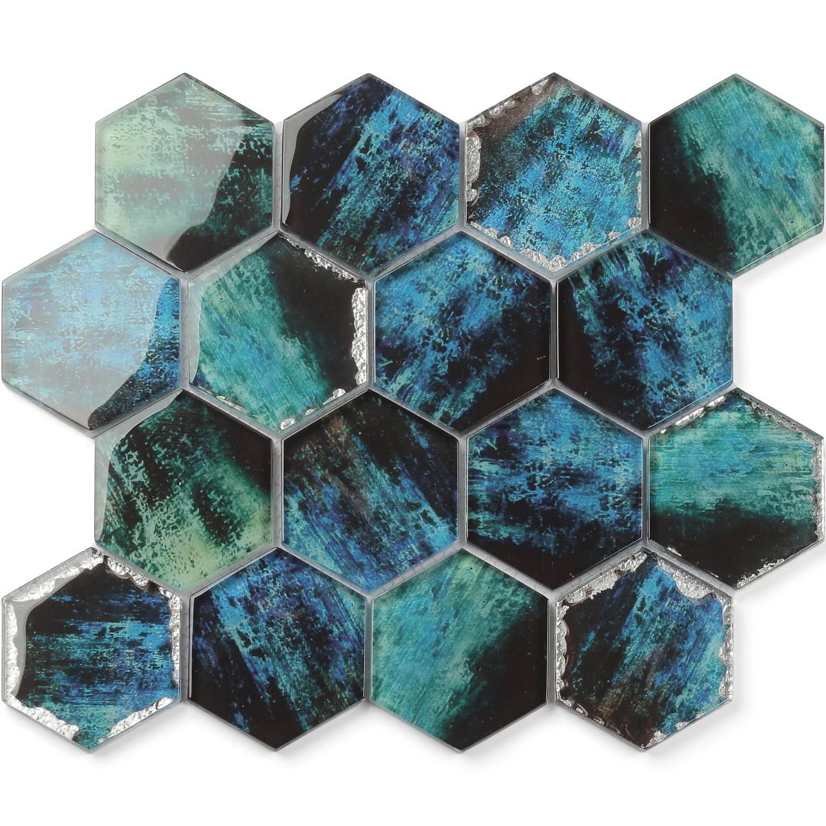 Inkjet Crystal Color Blaze Hexagon