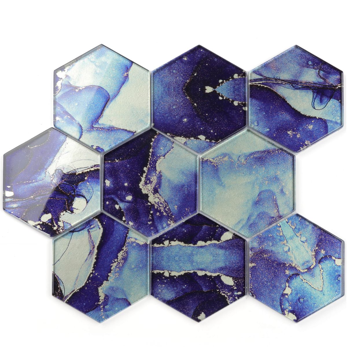 Inkjet Crystal Color Blaze Hexagon