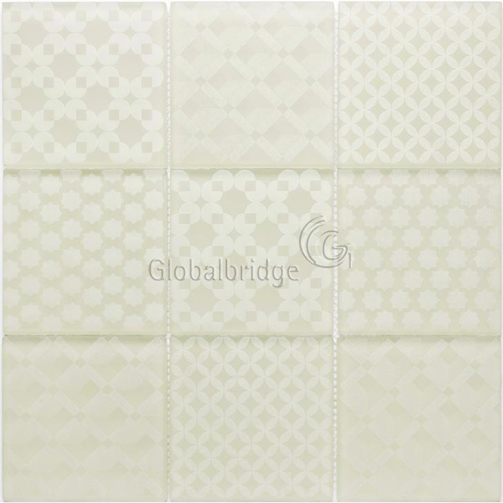 Glass Mosaic Bathroom Wall Tiles