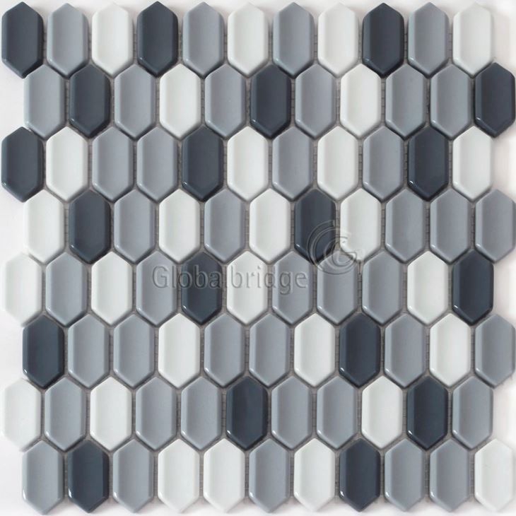 Glass Mosaic Tile Kitchen Backsplash