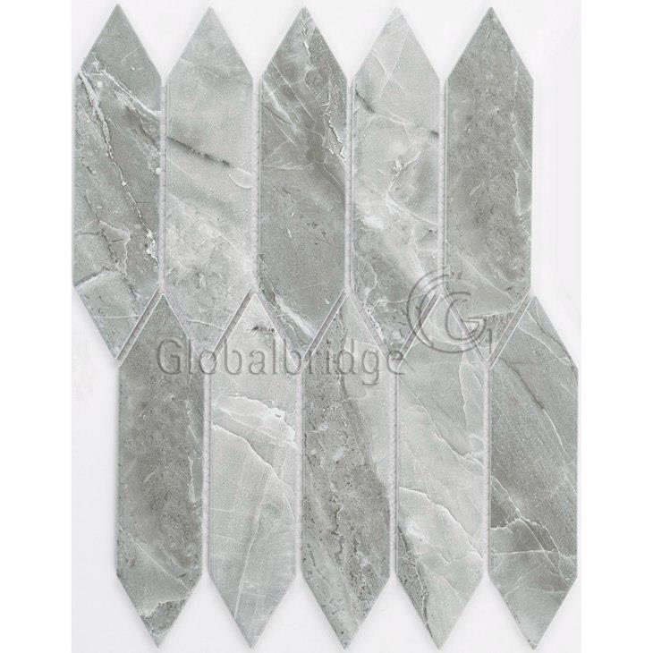 Nature Engraving stone mosaic wall tile