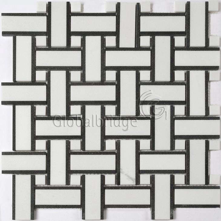 Nature Engraving stone mosaic wall tile